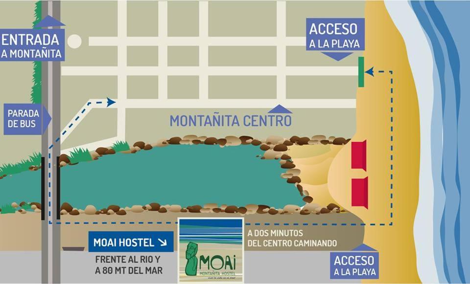Hostal Moai Монтаньита Экстерьер фото